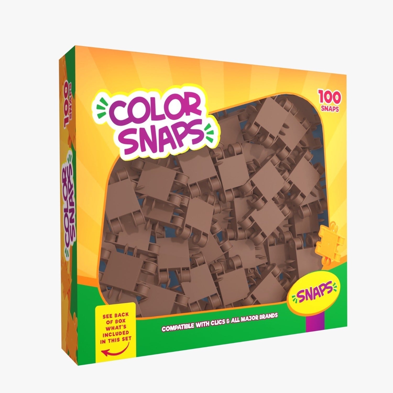 100 Piece Snaps — Children's Toy by Chazak Kinder | Judaica Square Lakewood