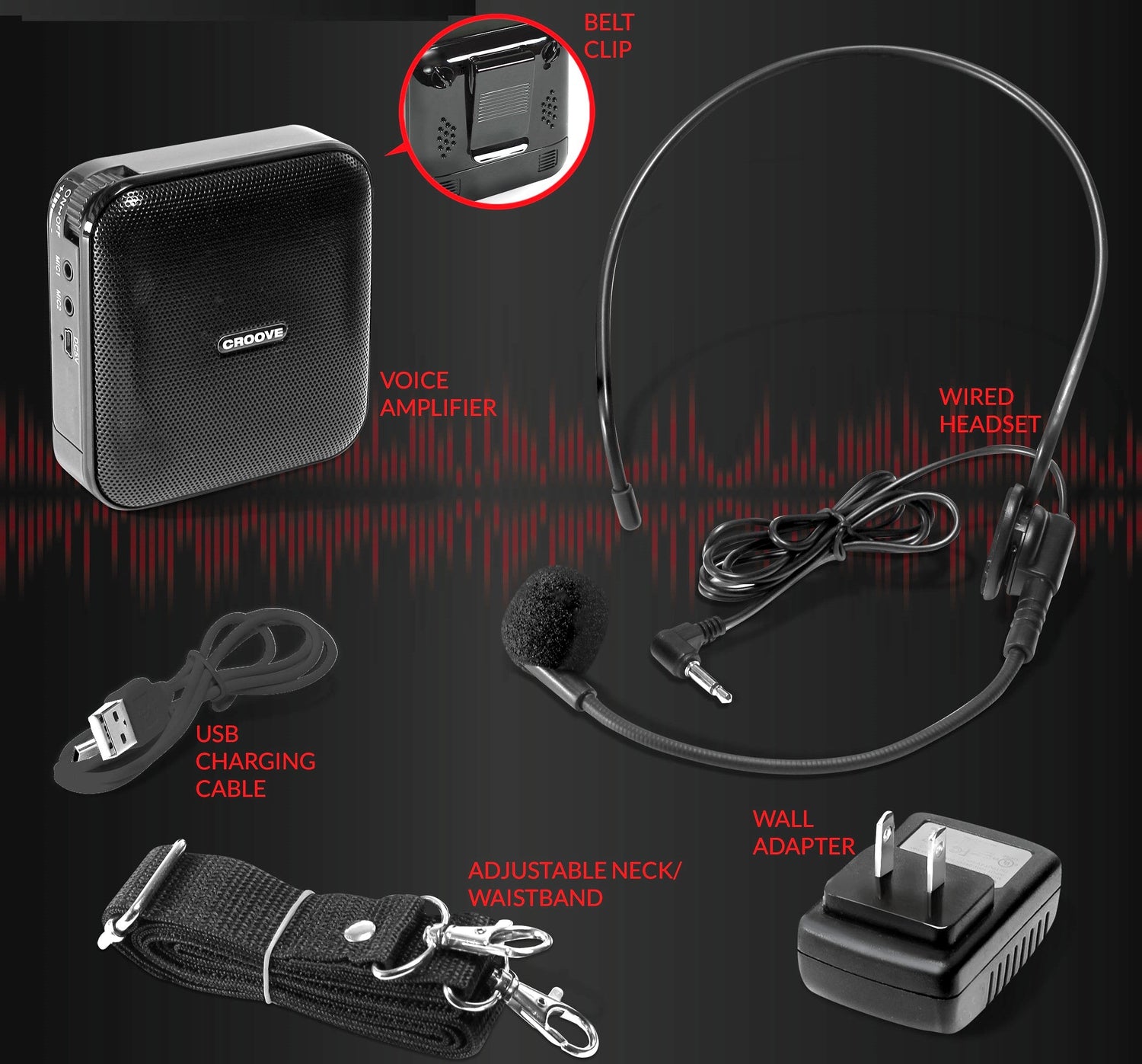 Tov Toy Rechargeable Voice Amplifier with Headset Mic - Mitzvah Family — teacher, view 3 | Judaica Square Lakewood