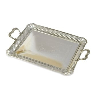 Silverplate Tray 10" x 14"