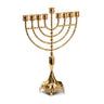 Silverplate Menorah-Gold-18" (M-X1154Z)