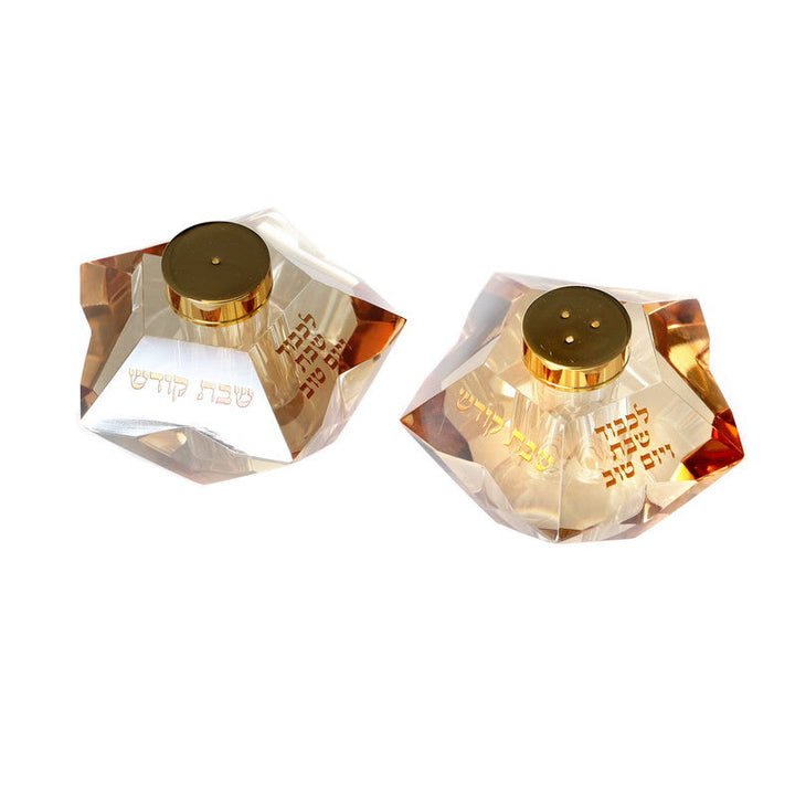 Crystal Salt Shaker-Star Design-Gold