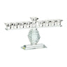 Crystal Menorah-7"H  x 13"L (M-X3784)
