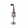 Silverplate Besamim Holder Lines Design  (HV-X389A)