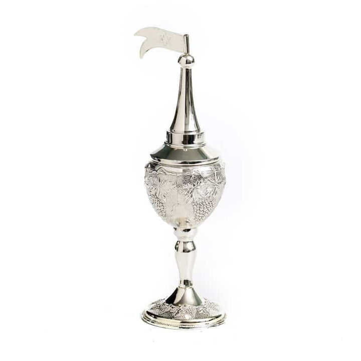 Silverplate Besamim Holder Grapes Design