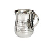 Washing Cup, Stainless Steel, Geometric Design, front view