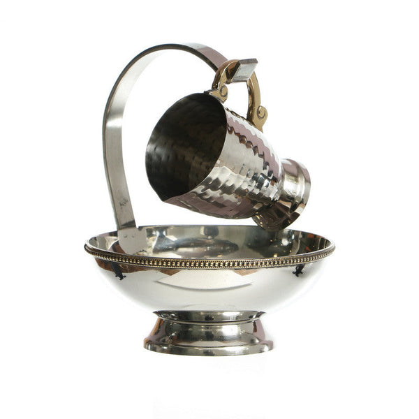 Silver Plated Achronim Hanging-Silver/Gold  (MA-X4697)