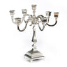 Candelabra, 7 Branch Silverplate, 14 Inch, front view