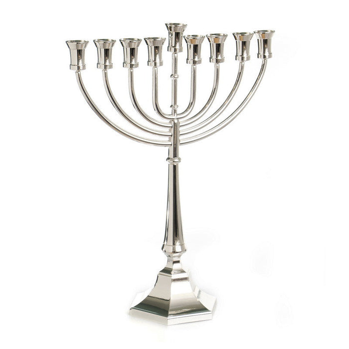 Silverplate Menorah 18"h (M-X5605)