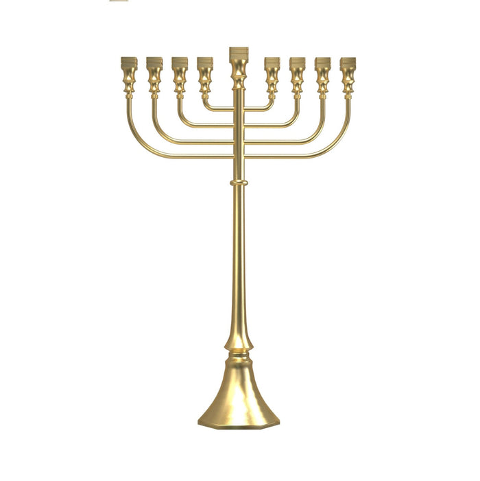 Brass Menorah Extra Large 32"W x 50"H (M-X5889)