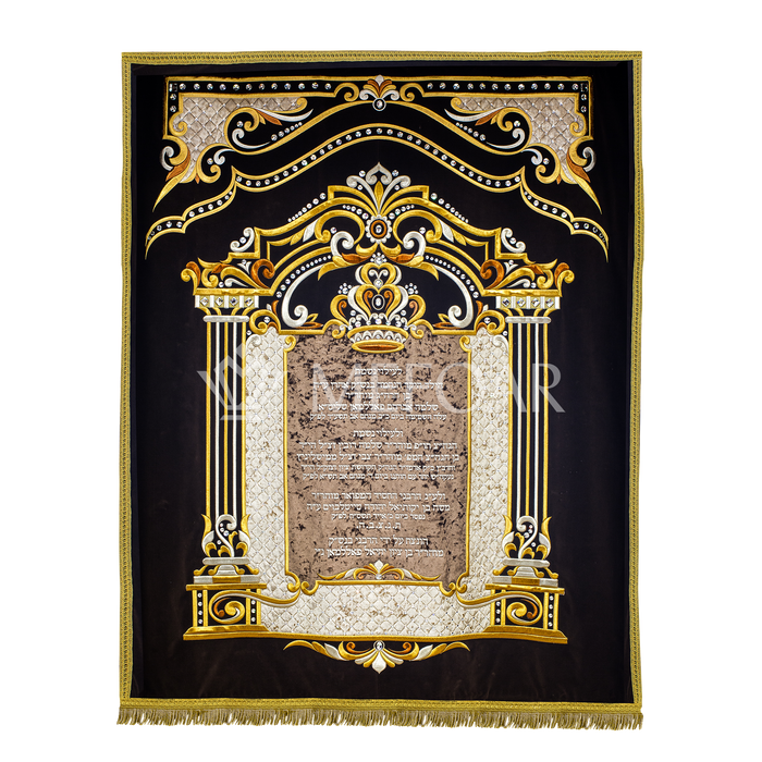 Velvet Torah Paroches - Style 18 - Parochet & Ark Curtains