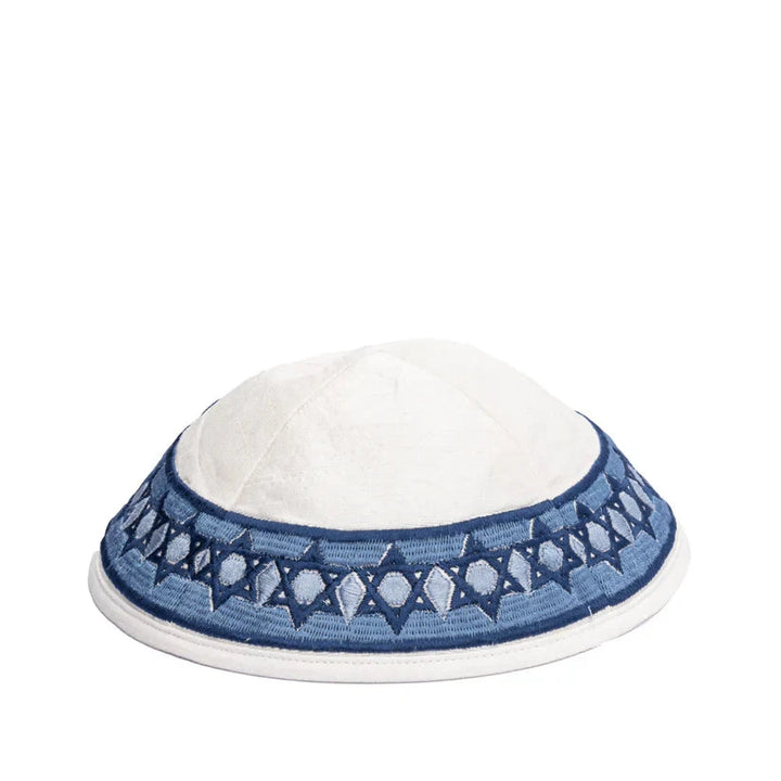 Emanuel Embroidered Kippah Star of David
