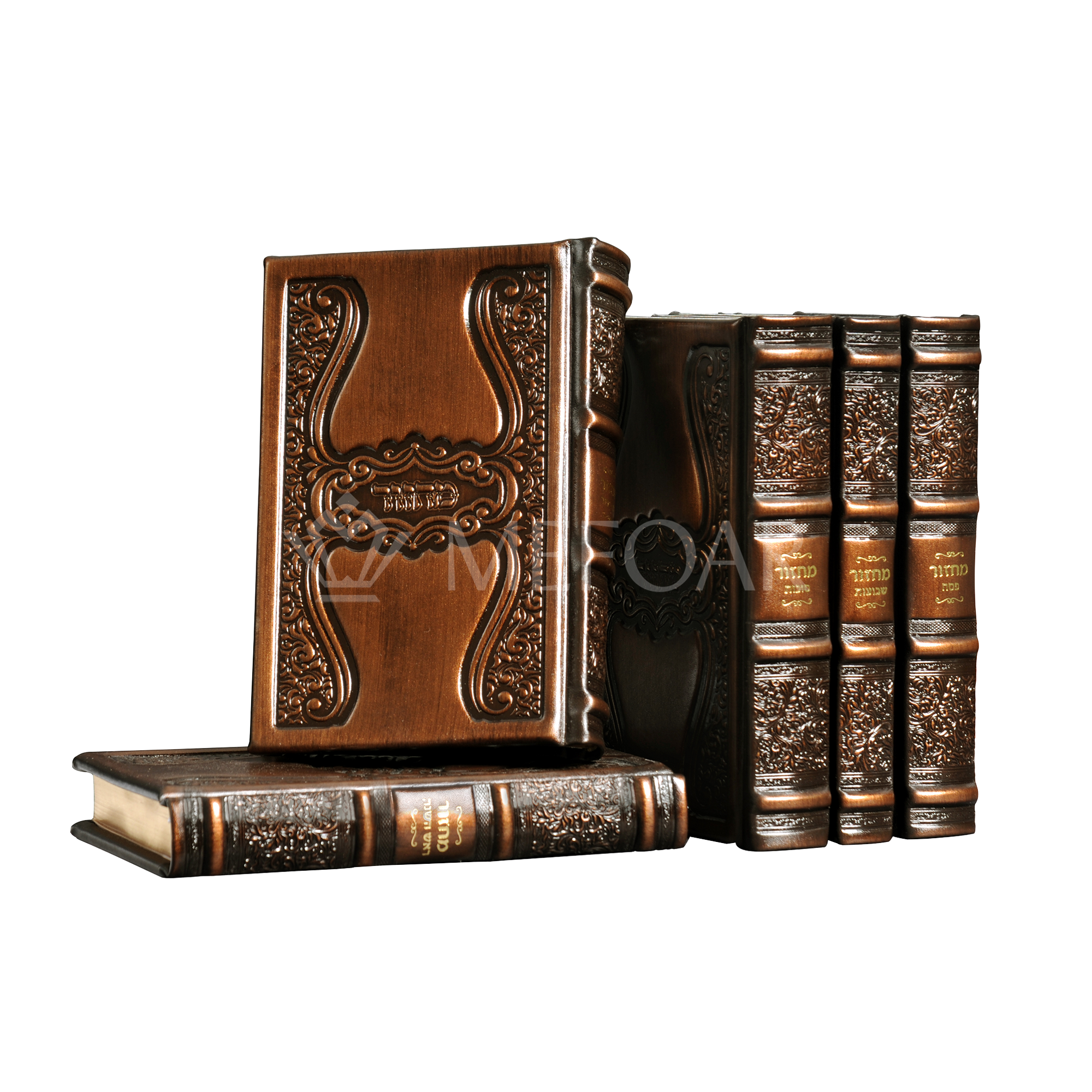 Antique Leather Machzor - מחזור שבח - Image 2