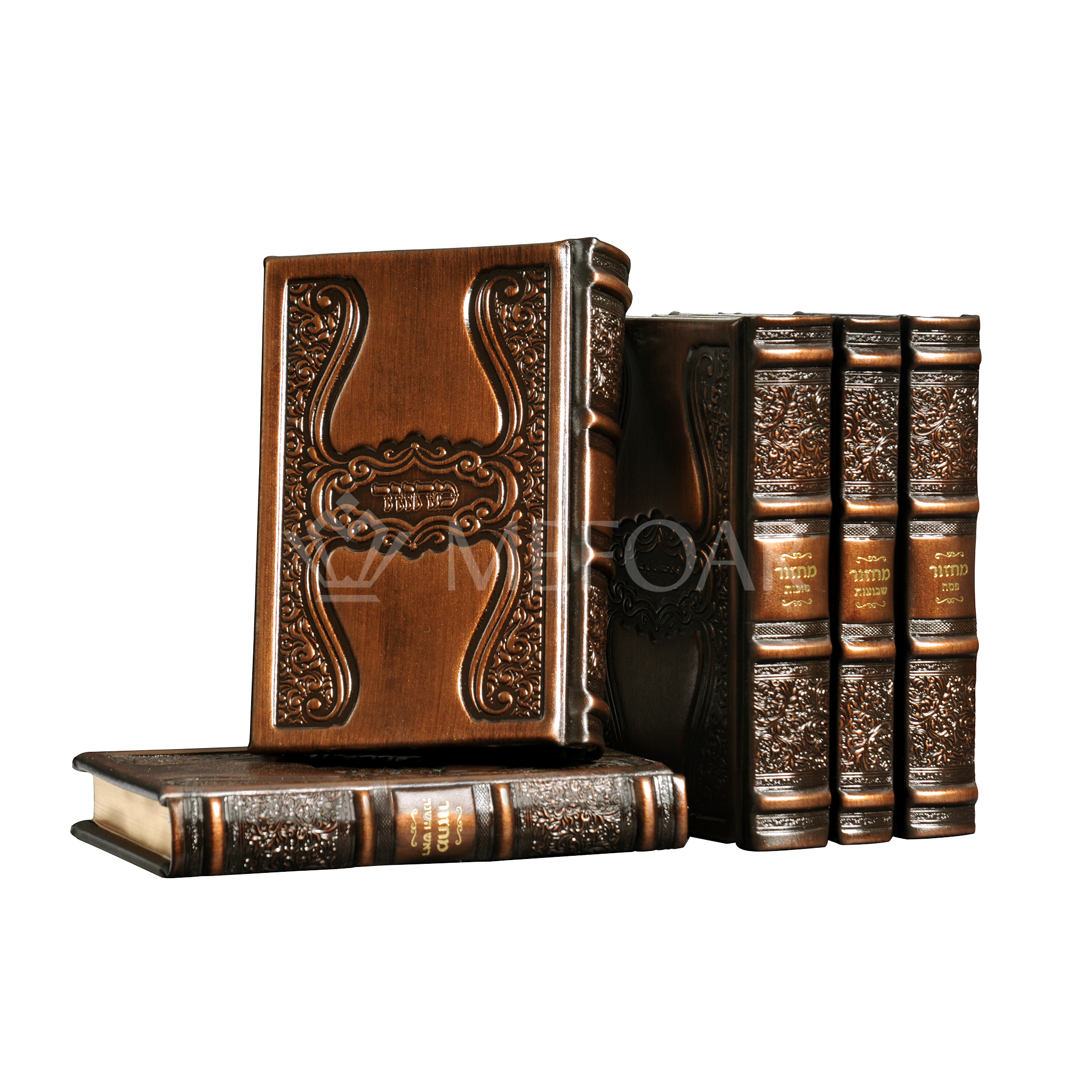Antique Leather Machzor - מחזור שבח - Image 2
