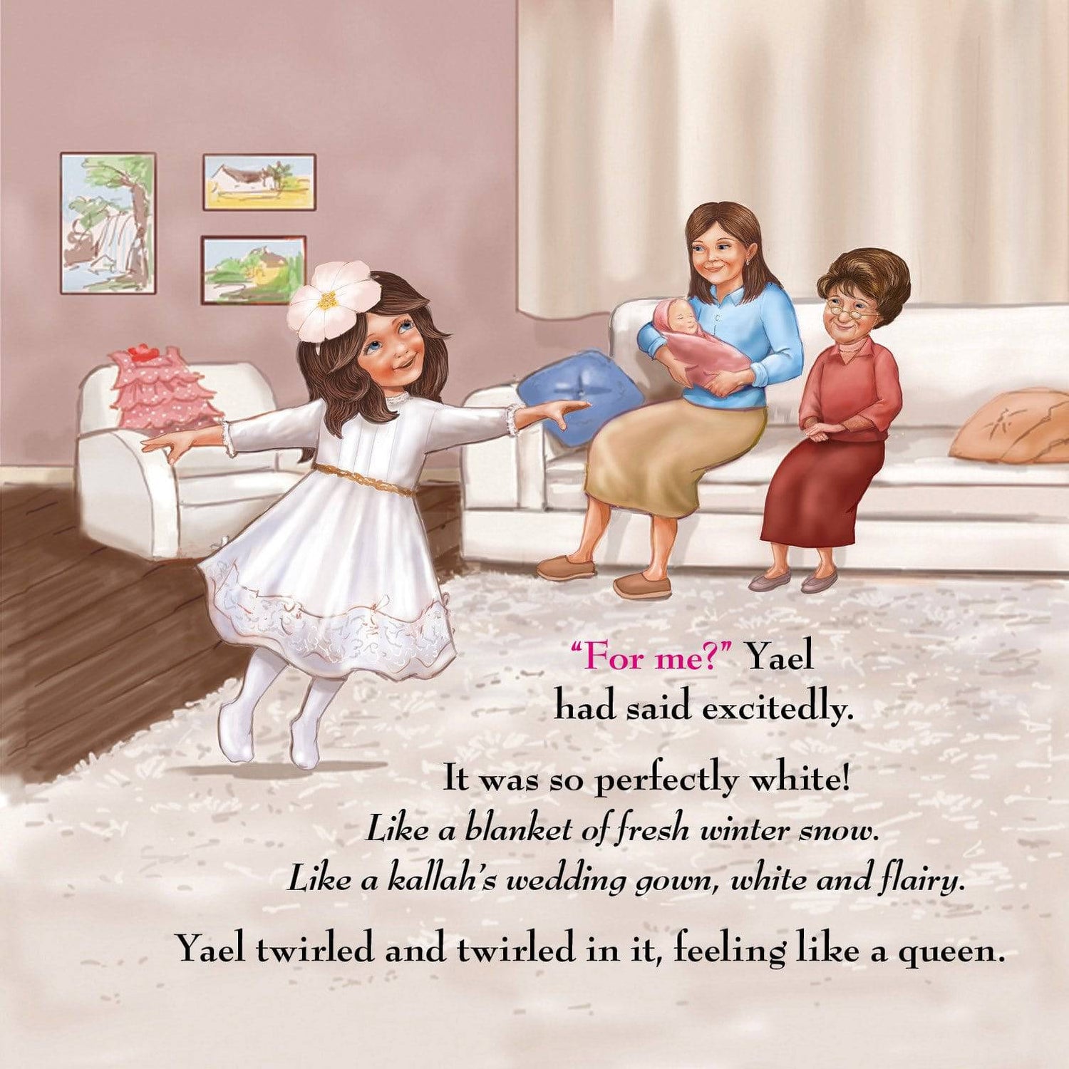 Yael and Her New White Dress by Malky Weinstock — Judaica Press (image 4)