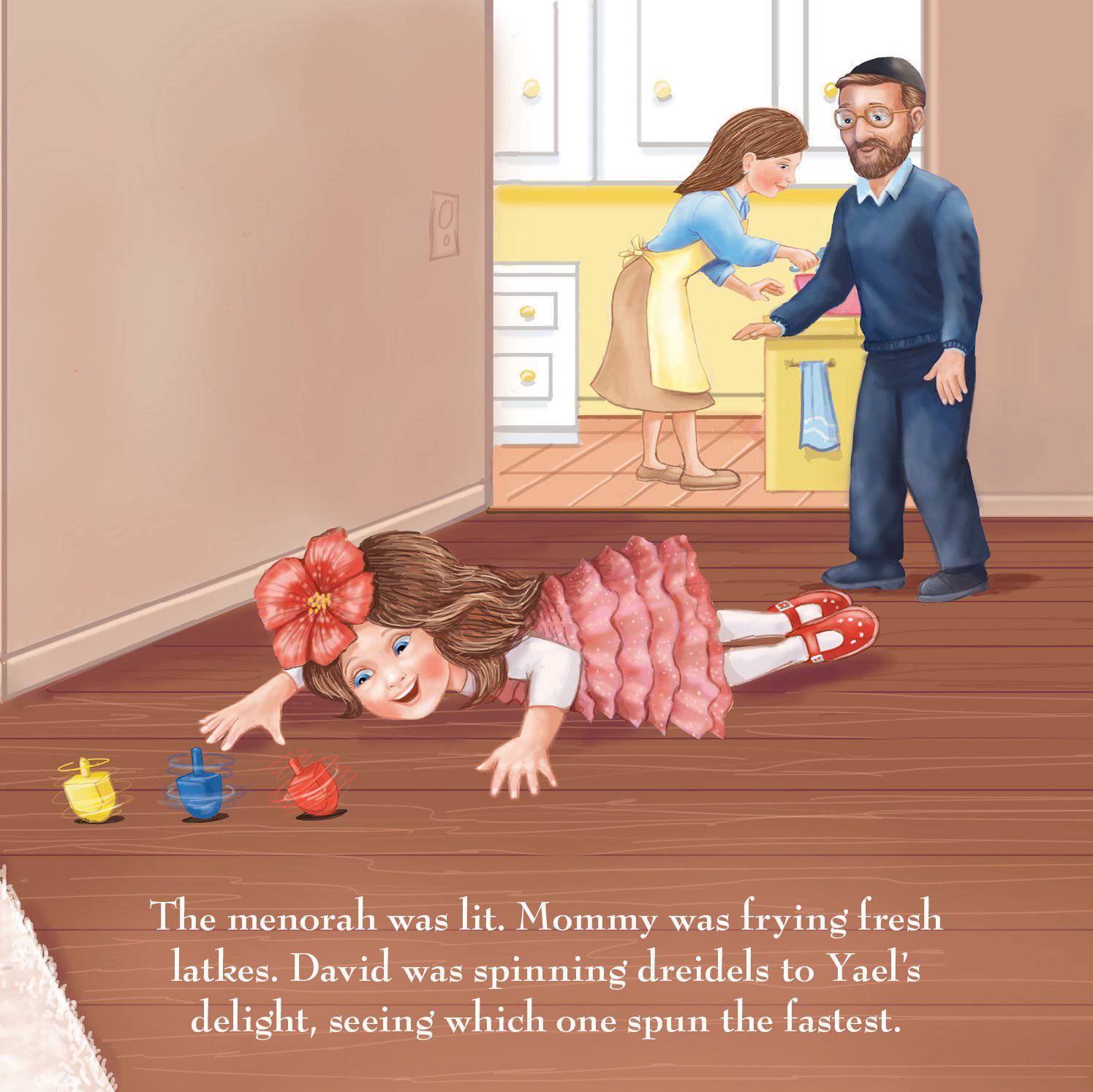 Yael and the Shining Menorah Lights by Malky Weinstock — Judaica Press (image 3)