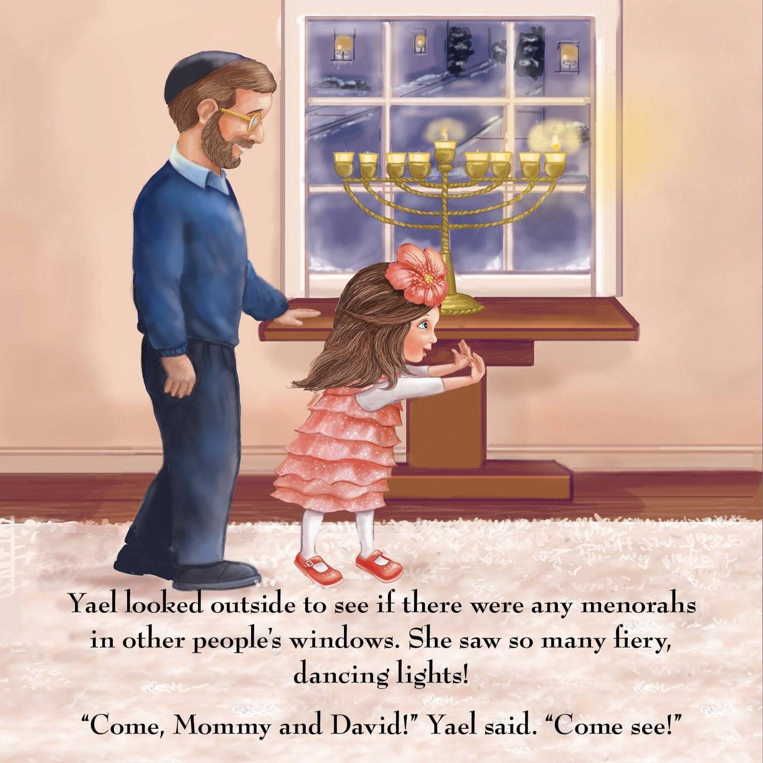 Yael and the Shining Menorah Lights by Malky Weinstock — Judaica Press (image 5)