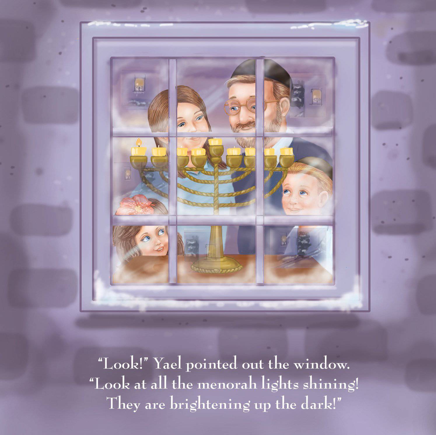 Yael and the Shining Menorah Lights by Malky Weinstock — Judaica Press (image 4)