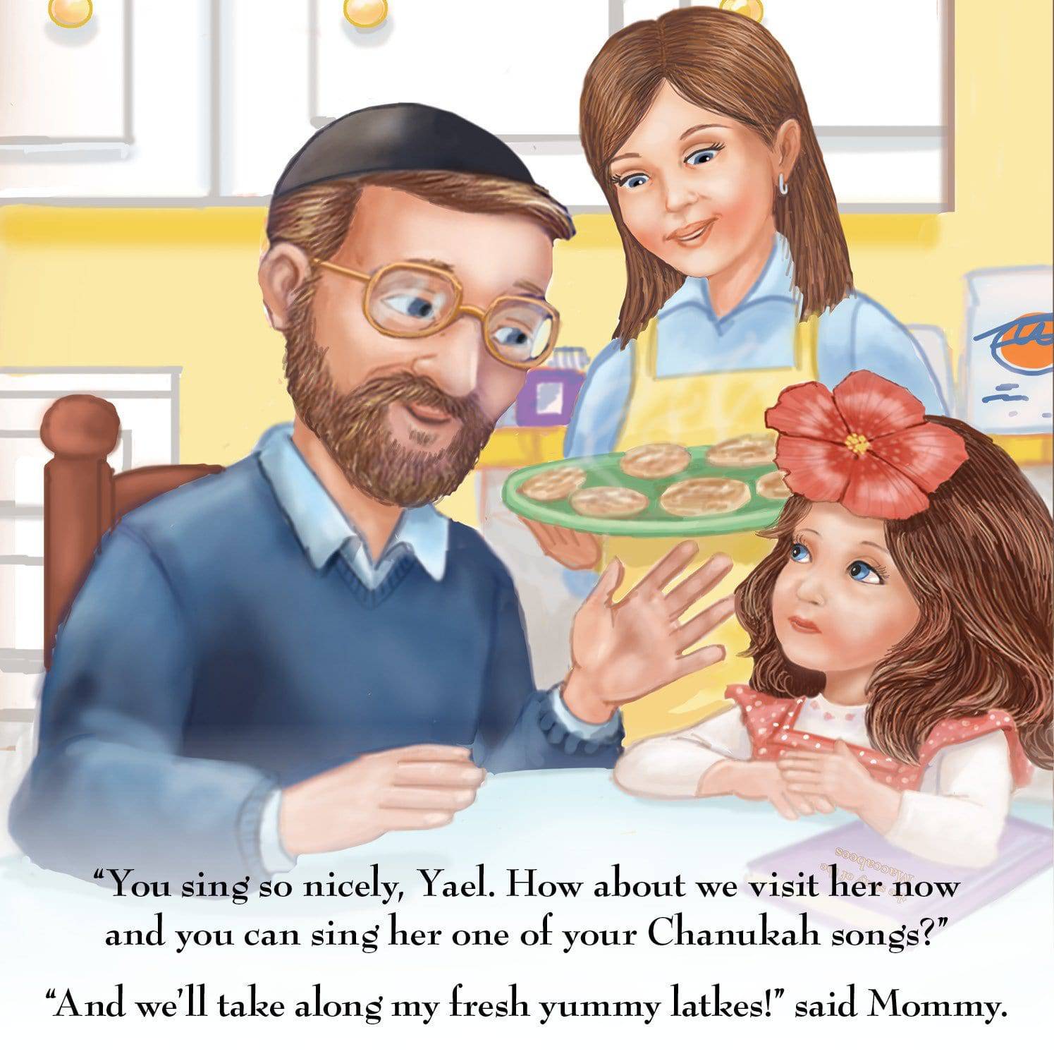 Yael and the Shining Menorah Lights by Malky Weinstock — Judaica Press (image 7)