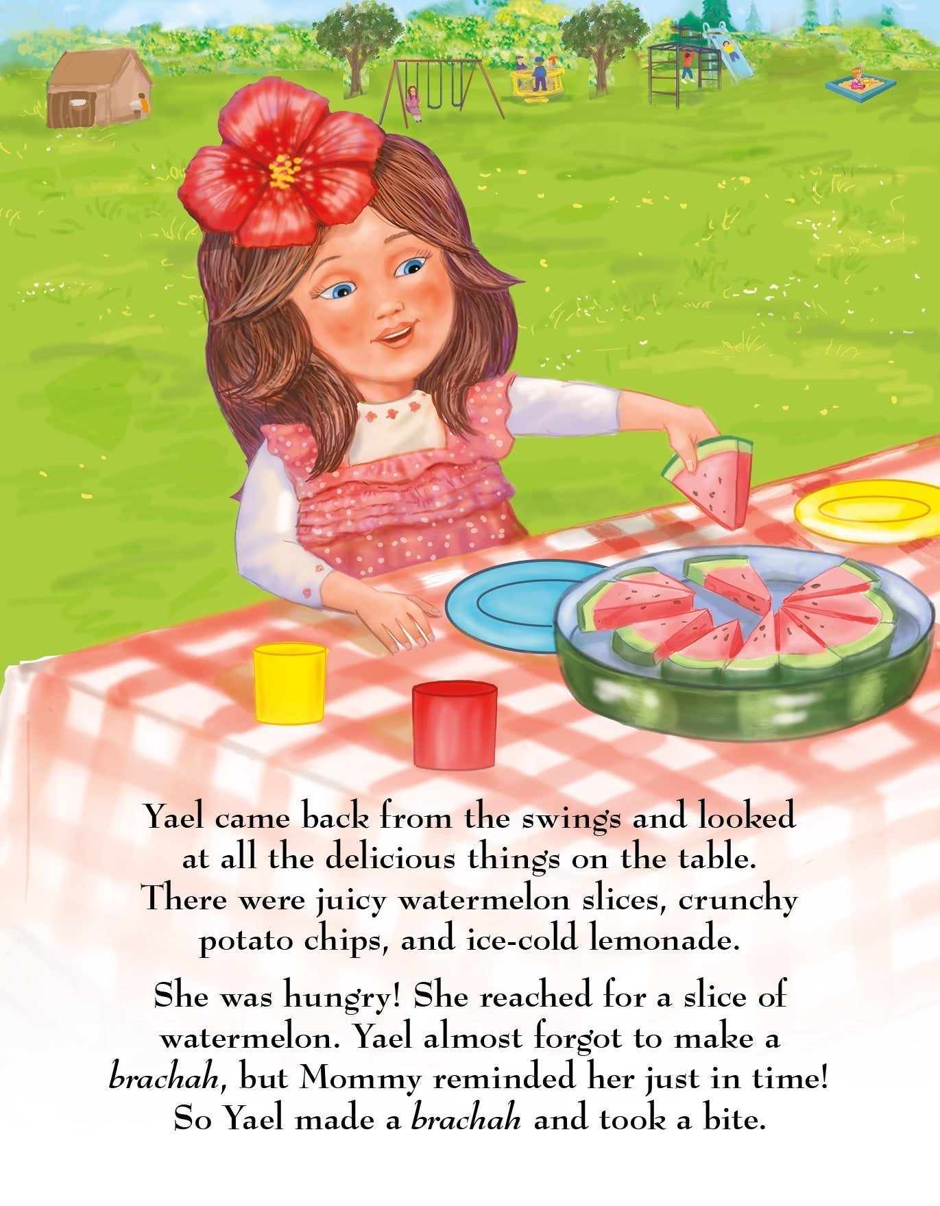 Yael and the Brachos Picnic (#14) by Malky Weinstock — Judaica Press (image 4)