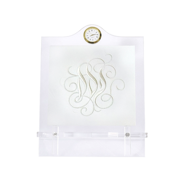 Acrylic Pesach Table Stand -  CORSIVA Collection - Haggadah Shtenders