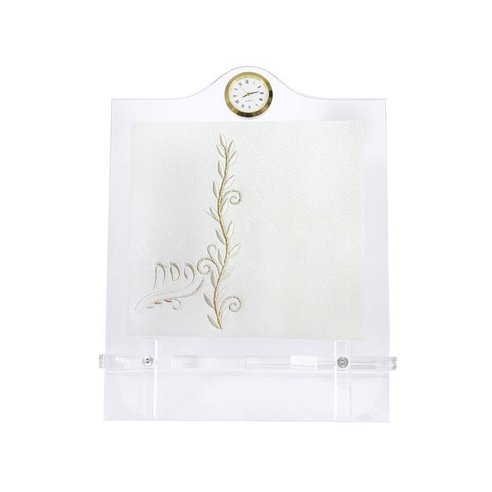 Acrylic Pesach Table Stand -  FEUILLE Collection - Haggadah Shtenders