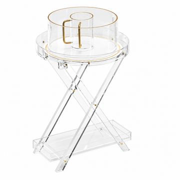 Acrylic Stand with Wash Cup and Bowl