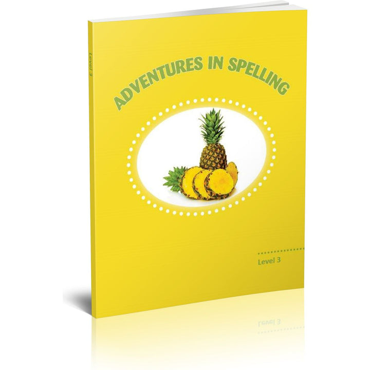 Adventures in Spelling - Level 3 front cover — published by Menucha Publishers