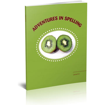 Adventures in Spelling - Level 4 front cover — published by Menucha Publishers