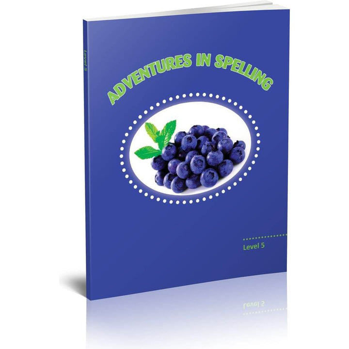 Adventures in Spelling - Level 5 front cover — published by Menucha Publishers