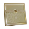 Aishes Chayil Square Cream 5"x5", Ribbon