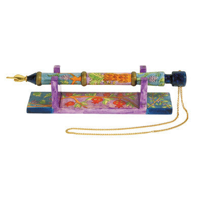 Emanuel Wooden Torah Pointer YAD Seven Species (EM-TP3)