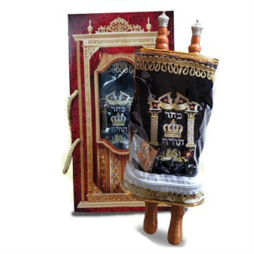 Medium Sefer Torah  Velvet Cover Alef Beit (ST-TR5)