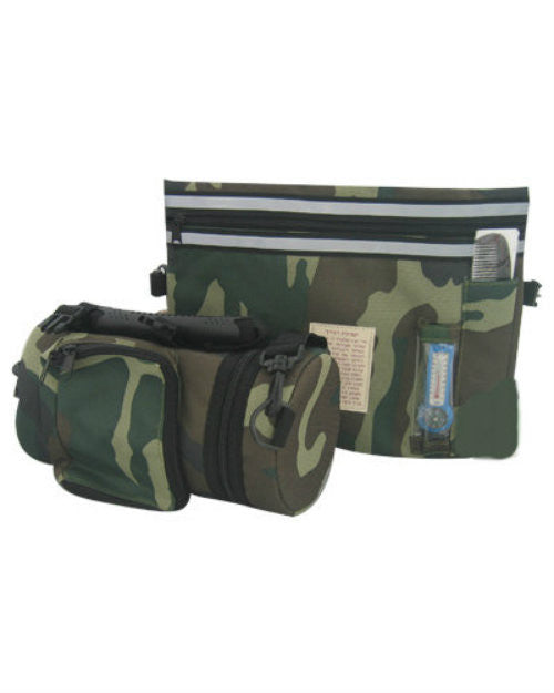 Tallit And Tefillin Case Round Waterproof Army Camouflage