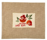 Challah Cover Linen Pomegranate Patch (111930/1)
