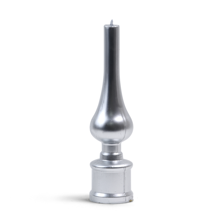 Havdalah Candle Lamp Style Silver — Havdalah Set (A&M Judaica)