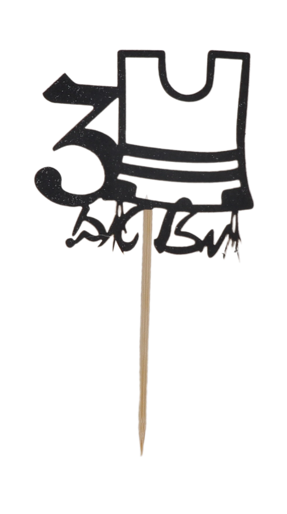 8 Tzitzis/Upsherin Toothpicks for Cake Decoration — front | Judaica Square Lakewood