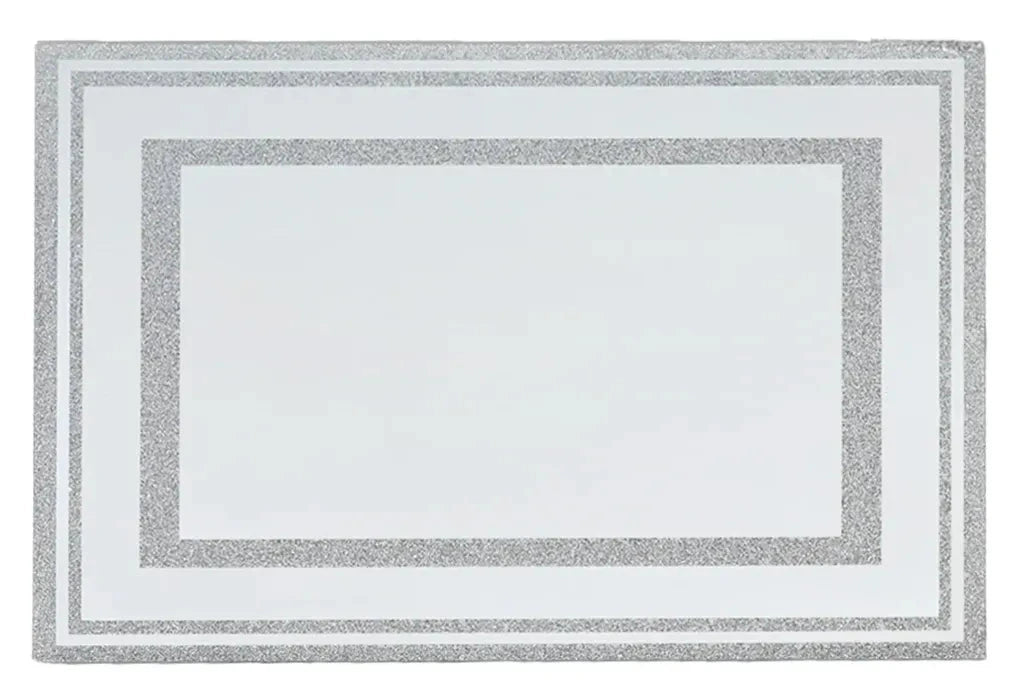 Mirror Tray With Broken Stones 14.5x10.6" — front | Judaica Square Lakewood