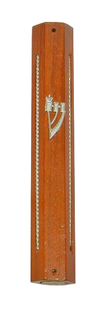 Wood Mezuzah 12 cm — Mezuzah Case, item 21517