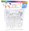 10 Chanukah Puzzles for self-coloring (20 piece puzzles) 5.5" — Kids Activity, 20-Pack