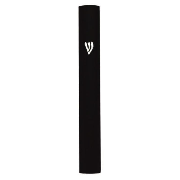 Black aluminum mezuzah case | Judaica Square Lakewood