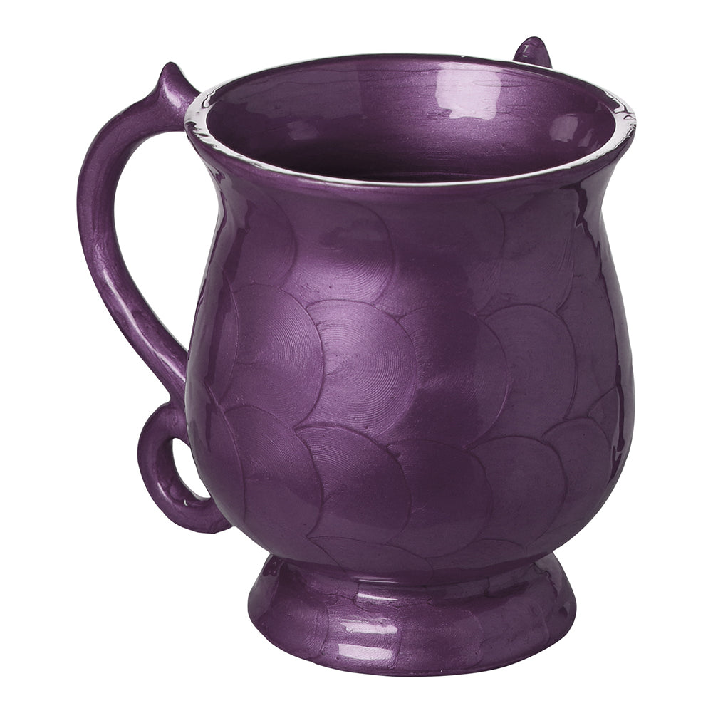 Aluminum Washing Cup Purple — front | Judaica Square Lakewood