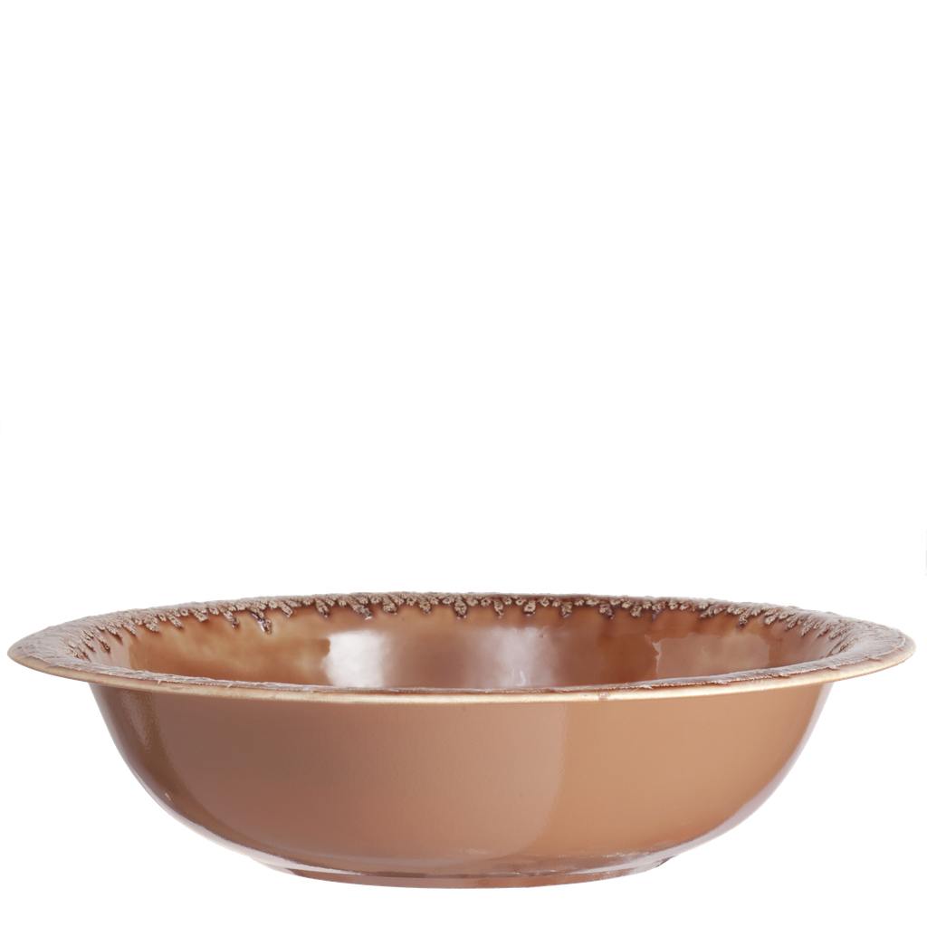 Washing Bowl Peach Lace Texture — front | Judaica Square Lakewood
