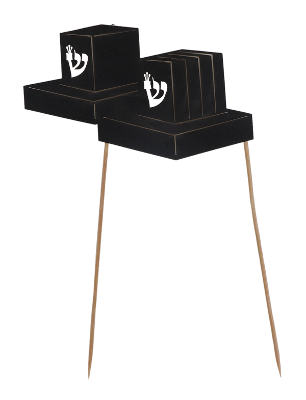 Teffillin Skewers for Cake Decoration - 5" — front | Judaica Square Lakewood