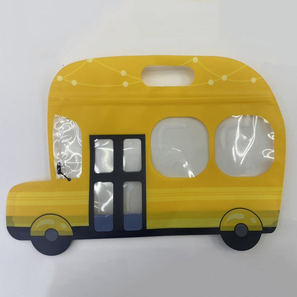 Yellow Bus Mishloach Munos Bag 6 PP — front | Judaica Square Lakewood