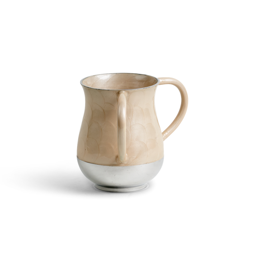 Aluminum Washing Cup 13 Cm - Champagne — front | Judaica Square Lakewood