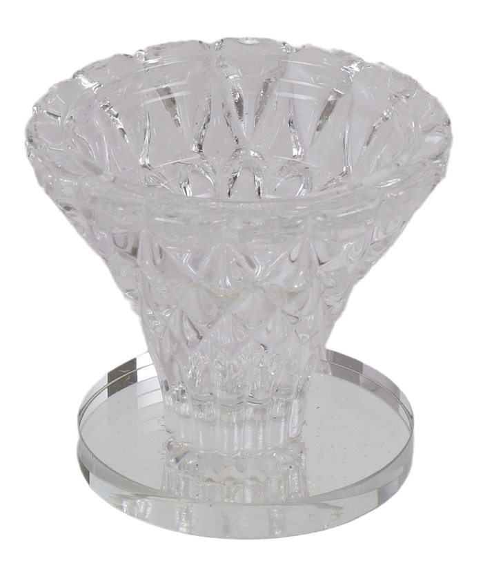 Crystal shabbos candlesticks | Judaica Square Lakewood