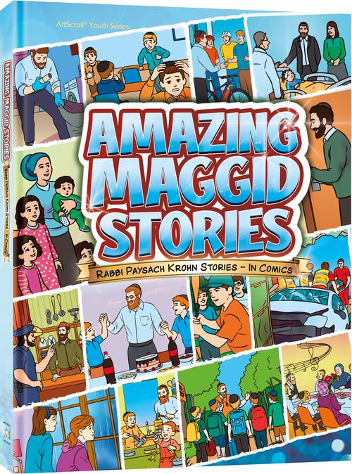 Amazing Maggid Stories in Comics — Jewish children's comics hardcover | Judaica Square Lakewood