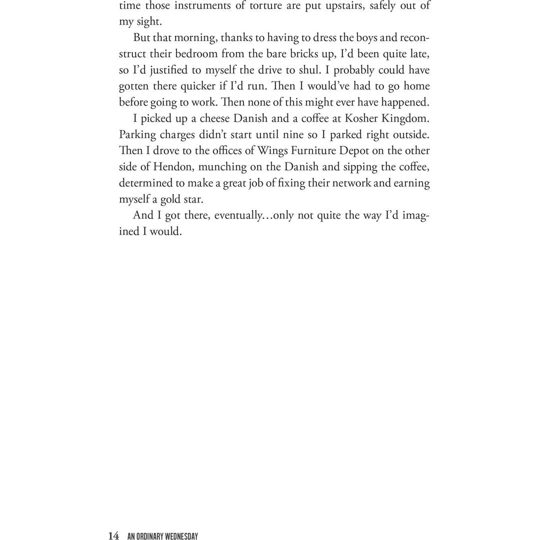 An Ordinary Wednesday: NOT AVAILABLE — Menucha Publishers | Judaica Square Lakewood