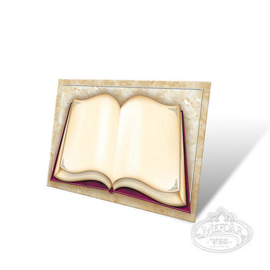 Waxberger Stationery -  Stationary Sheet, Open Book Design - Benchers & Zemiros