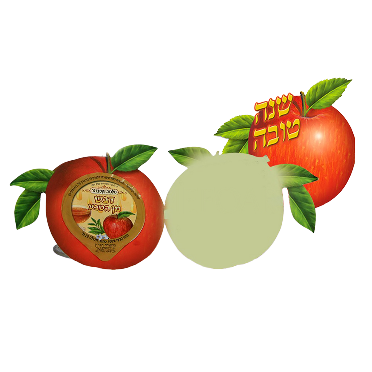 Apple Shape Shana Tova with Honey
